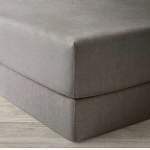 Restoration Hardware vintage washed Belgian flax linen king box spring cvr $335